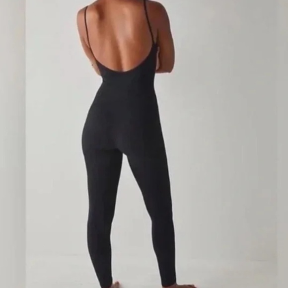 Free People Ribbed Jumpsuit size XS/S - Picture 3 of 5